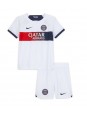 Paris Saint-Germain Venkovní dres pro děti 2023-24 Krátký Rukáv (+ trenýrky)